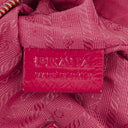 Prada Pink Nylon Tessuto Pietre Shoulder Bag
