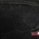 Gucci Burgundy Leather Horsebit Vanity Bag