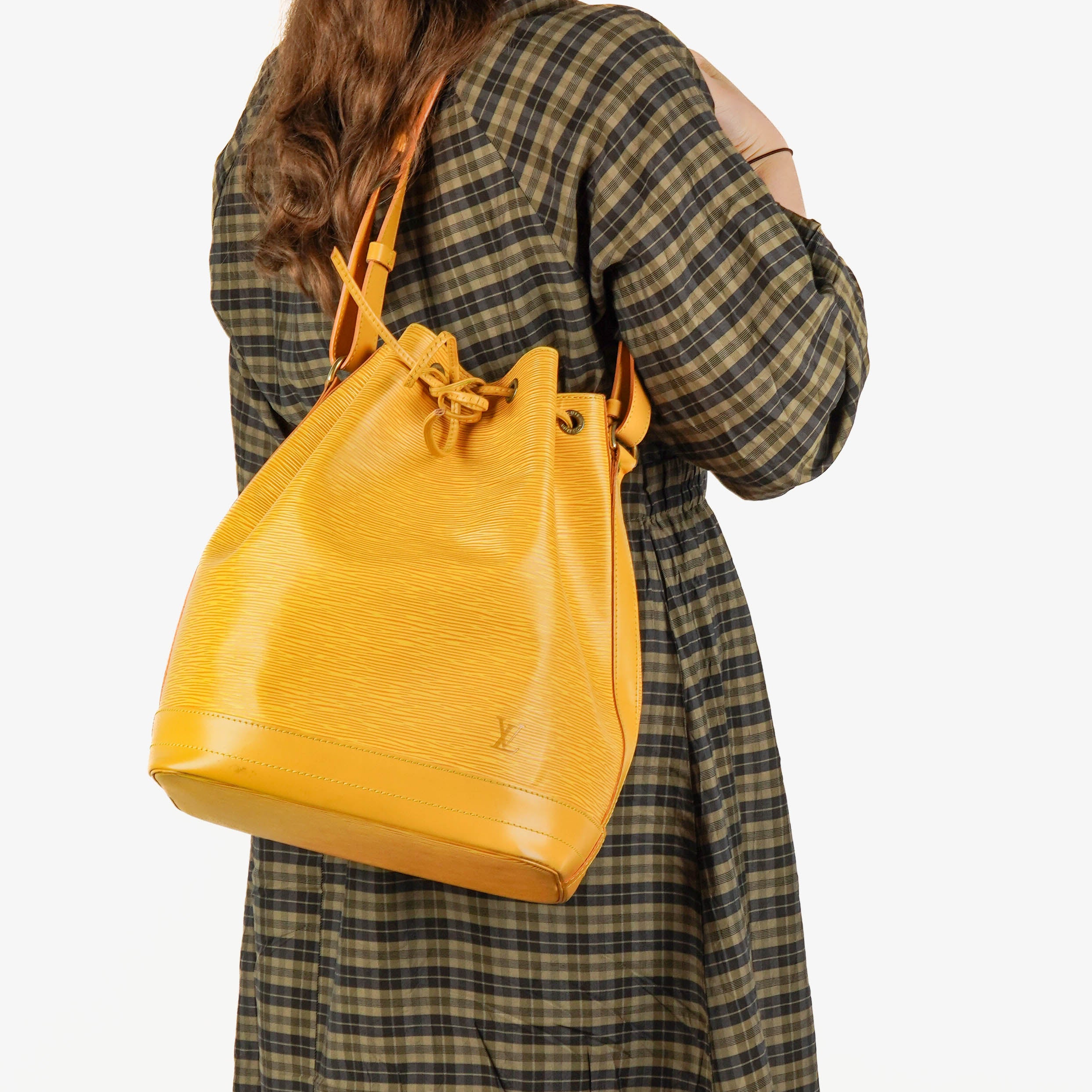 Louis Vuitton Noe Grande GM Gelbe Epi Leder Schultertasche