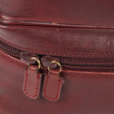 Gucci Burgundy Leather Horsebit Vanity Bag