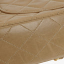 Chanel Vintage Small Classic Double Flap Bag Quilted Lambskin 24K Gold-Plated Hardware