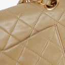 Chanel Vintage Small Classic Double Flap Bag Quilted Lambskin 24K Gold-Plated Hardware