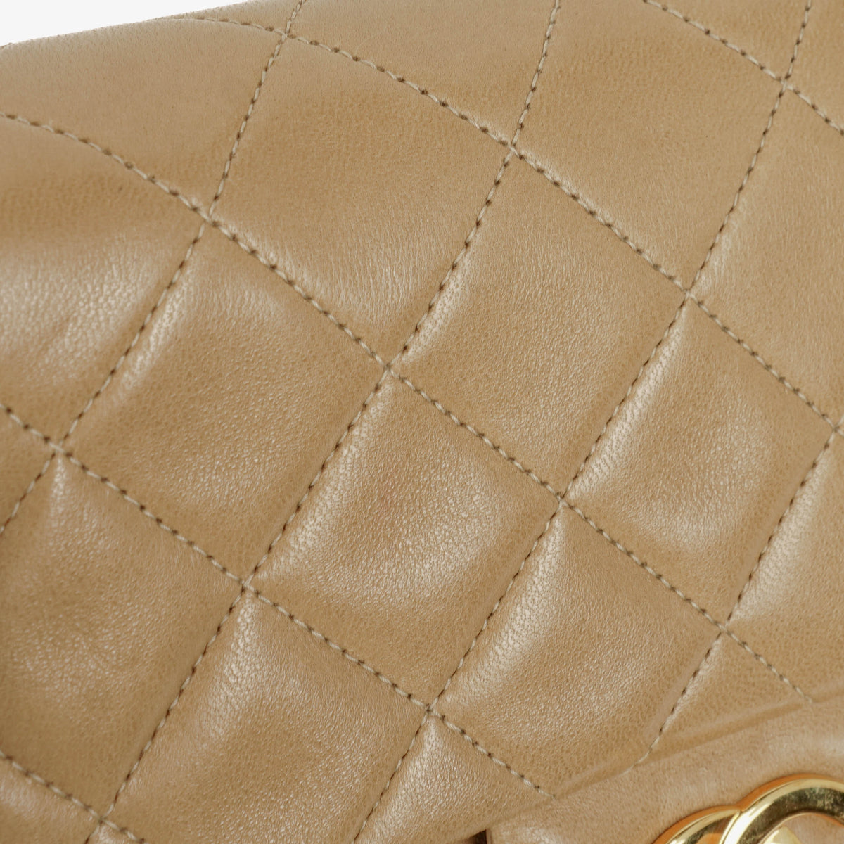 Chanel Vintage Small Classic Double Flap Bag Quilted Lambskin 24K Gold-Plated Hardware
