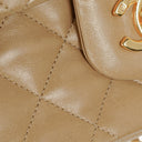 Chanel Vintage Small Classic Double Flap Bag Quilted Lambskin 24K Gold-Plated Hardware