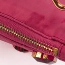 Prada Pink Nylon Tessuto Pietre Shoulder Bag
