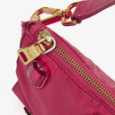 Prada Pink Nylon Tessuto Pietre Shoulder Bag