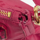 Prada Pink Nylon Tessuto Pietre Shoulder Bag