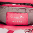 Christian Dior Mini Lady Dior Cannage Quilted Leather Bag
