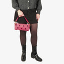 Prada Pink Nylon Tessuto Pietre Shoulder Bag