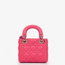 Christian Dior Mini Lady Dior Cannage Quilted Leather Bag