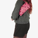 Prada Pink Nylon Tessuto Pietre Shoulder Bag