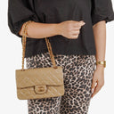 Chanel Vintage Small Classic Double Flap Bag Quilted Lambskin 24K Gold-Plated Hardware