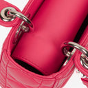 Christian Dior Mini Lady Dior Cannage Quilted Leather Bag