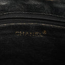 Chanel Vintage CC Black Quilted Lambskin Camera Tassel Bag