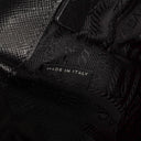 Prada Galleria Black Saffiano Lux Double Zip Tote Bag