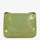 Louis Vuitton Thompson Monogram Vernis Green Leather Shoulder Bag