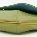 Louis Vuitton Thompson Monogram Vernis Green Leather Shoulder Bag