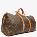Louis Vuitton Keepall 60 Bandoulière Monogram Canvas Travel Bag