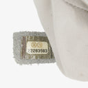 Chanel Silver Metallic Grained Calfskin Casual Rock Waist Bag