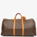 Louis Vuitton Keepall 60 Bandoulière Monogram Canvas Travel Bag