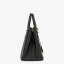 Prada Galleria Black Saffiano Lux Double Zip Tote Bag