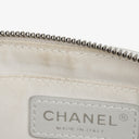 Chanel Silver Metallic Grained Calfskin Casual Rock Waist Bag