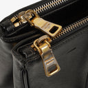 Prada Galleria Black Saffiano Lux Double Zip Tote Bag