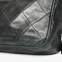 Chanel Vintage CC Black Quilted Lambskin Camera Tassel Bag