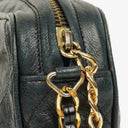 Chanel Vintage CC Black Quilted Lambskin Camera Tassel Bag