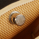 Hermes Herbag TPM Natural Noir Shoulder Bag With Palladium Hardware
