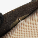 Hermes Herbag TPM Natural Noir Shoulder Bag With Palladium Hardware
