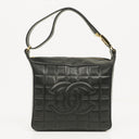 Chanel Lambskin Black Chocolate Bar Shoulder Bag
