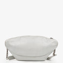 Chanel Silver Metallic Grained Calfskin Casual Rock Waist Bag