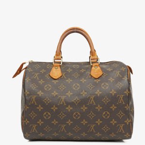 Louis Vuitton Speedy 30 Monogram Canvas Handbag