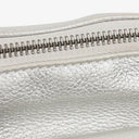 Chanel Silver Metallic Grained Calfskin Casual Rock Waist Bag
