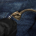 Prada Avio Denim Logo Tote Bag