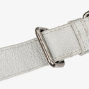 Chanel Silver Metallic Grained Calfskin Casual Rock Waist Bag