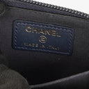 Chanel Quilted Navy Leather Boy Zip Coin Purse