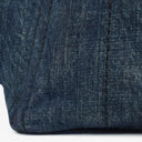 Prada Avio Denim Logo Tote Bag
