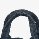 Prada Avio Denim Logo Tote Bag