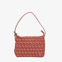 Fendi Zucchino Rosso Shoulder Bag