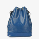 Louis Vuitton Noe Grande GM Blue EPI Leather Shoulder Bag