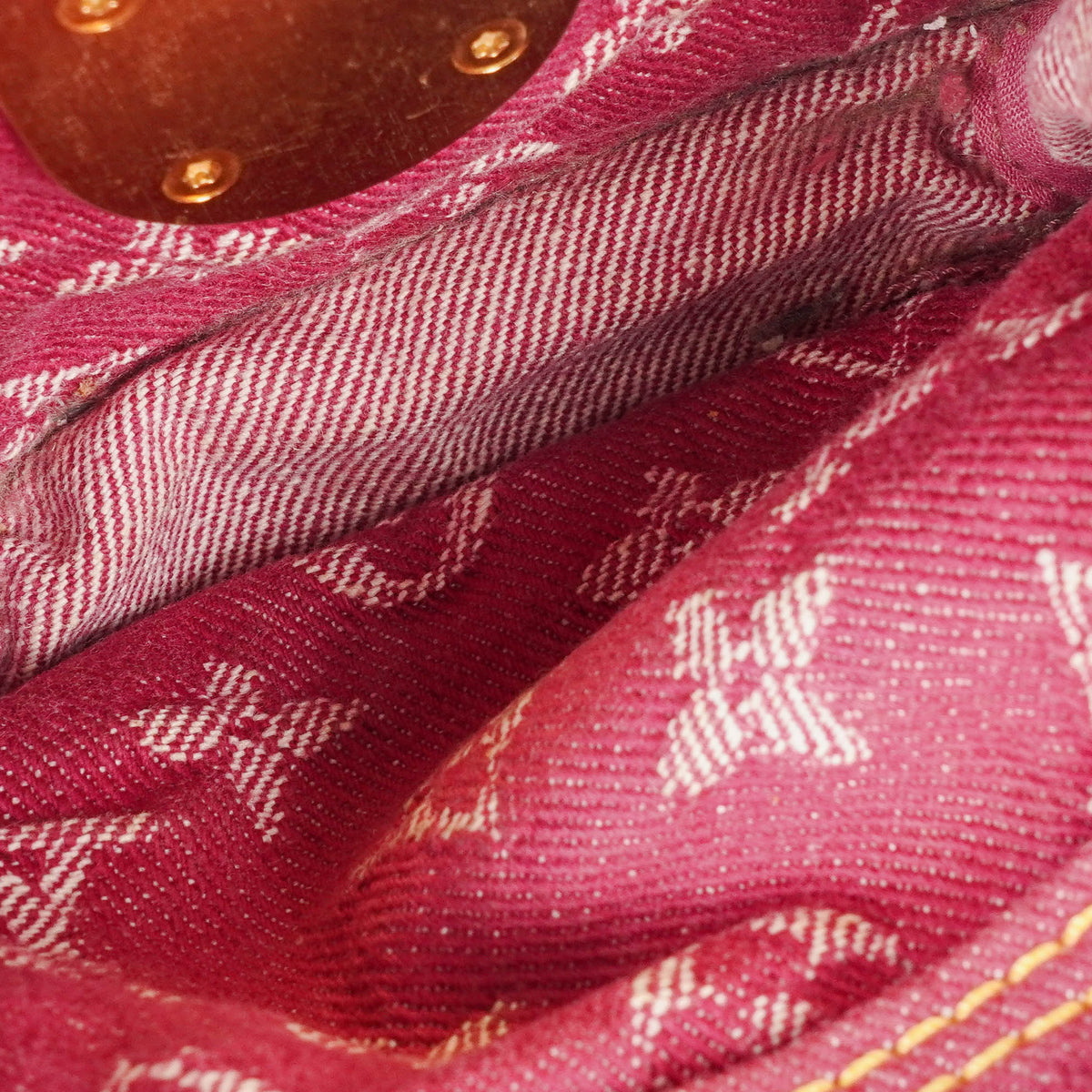 Louis Vuitton Baggy GM Monogram Denim Shoulder Bag