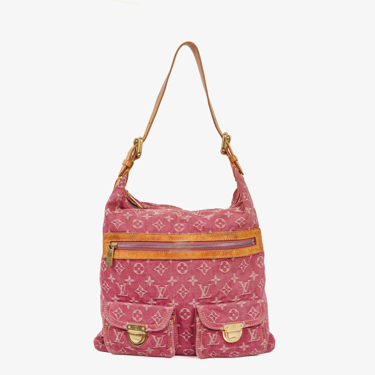 Louis Vuitton Baggy GM Monogram Denim Shoulder Bag