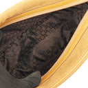 Gucci Brown Suede and Leather Bamboo Top Handle