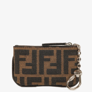 Fendi Zucca Coin Purse / Key Pouch