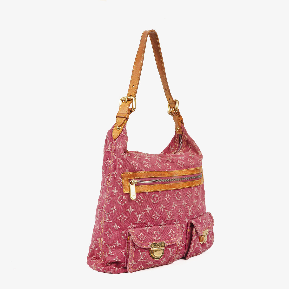 Louis Vuitton Baggy GM Monogram Denim Shoulder Bag