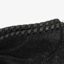 Stella McCartney Falabella Mini Tote Black Vegan Shaggy Deer Fold Over Bag