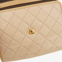 Chanel Mini Flap Bag Beige Quilted Lambskin With 24K Gold-Plated Hardware