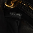 Miu Miu Matelasse Black Leather Tote Bag